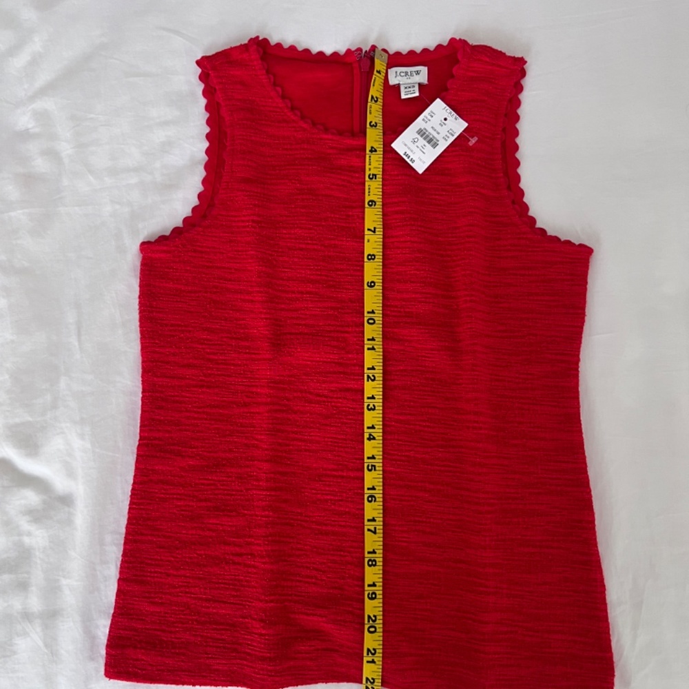 J Crew Red Shell - Picture 4 of 6